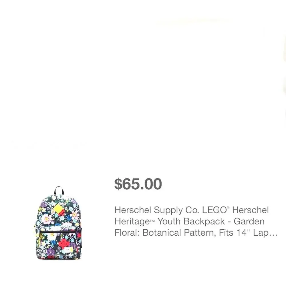 Herschel Supply Company colorful floral